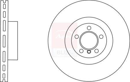Apec Blue SDK6680 Brake Disc - 1