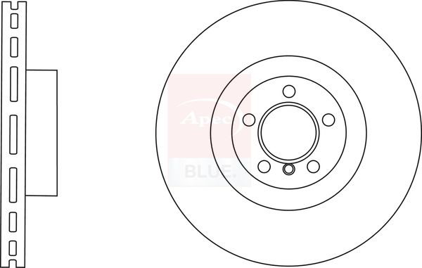 Apec Blue SDK6680 Brake Disc - 1