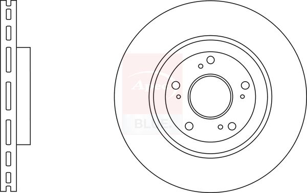 Apec Blue SDK6686 Brake Disc - 1