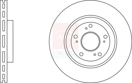 Apec Blue SDK6686 Brake Disc - 1
