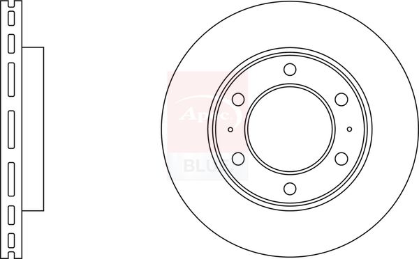 Apec Blue SDK6690 Brake Disc - 1