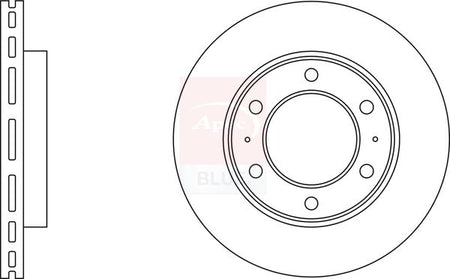 Apec Blue SDK6690 Brake Disc - 1