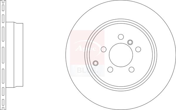 Apec Blue SDK6695 Brake Disc - 1