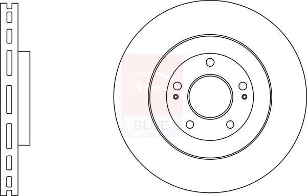 Apec Blue SDK6701 Brake Disc - 1