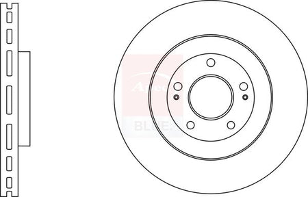 Apec Blue SDK6701 Brake Disc - 1
