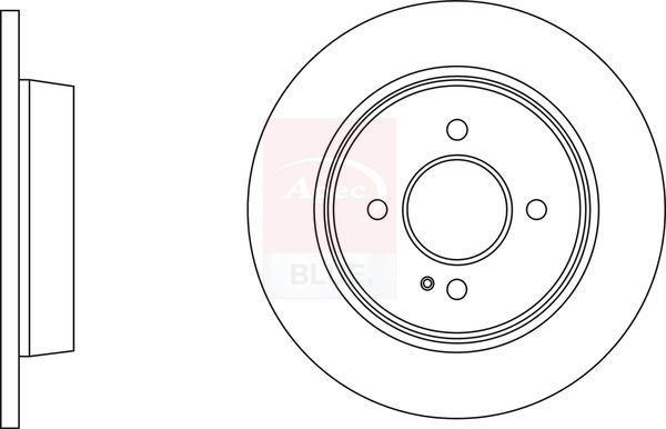 Apec Blue SDK6703 Brake Disc - 1