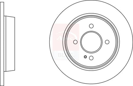 Apec Blue SDK6703 Brake Disc - 1