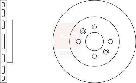 Apec Blue SDK6716 Brake Disc - 1