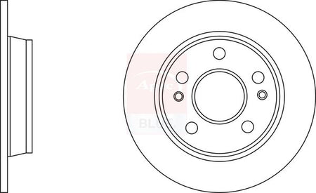 Apec Blue SDK6720 Brake Disc - 1