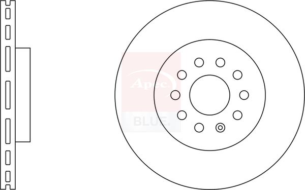 Apec Blue SDK6721 Brake Disc - 1