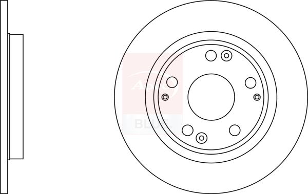 Apec Blue SDK6728 Brake Disc - 1