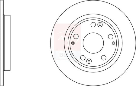 Apec Blue SDK6728 Brake Disc - 1