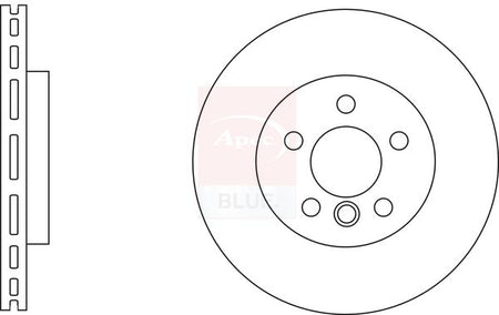 Apec Blue SDK6730 Brake Disc - 1