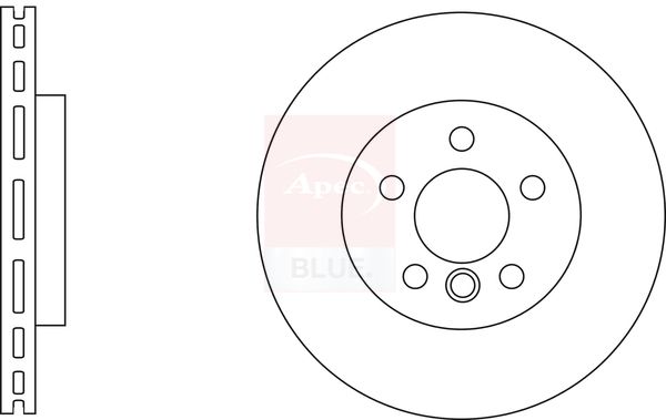 Apec Blue SDK6730 Brake Disc - 1