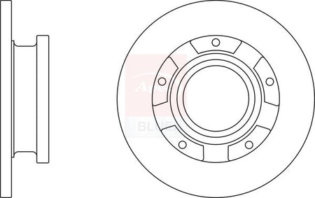 Apec Blue SDK6736 Brake Disc - 1