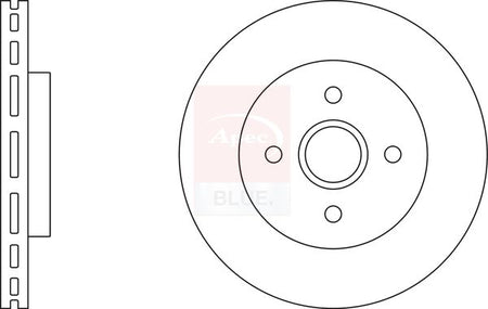 Apec Blue SDK6738 Brake Disc - 1