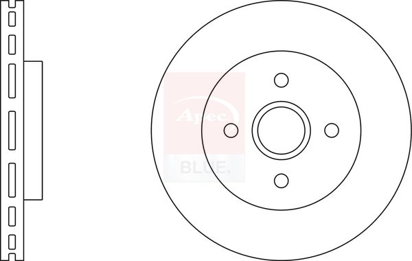 Apec Blue SDK6738 Brake Disc - 1