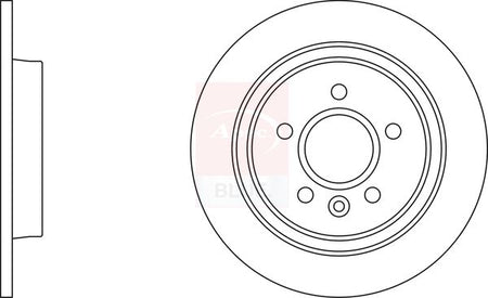 Apec Blue SDK6741 Brake Disc - 1