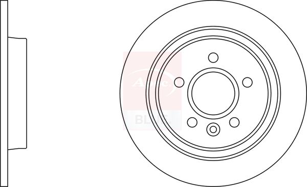Apec Blue SDK6741 Brake Disc - 1