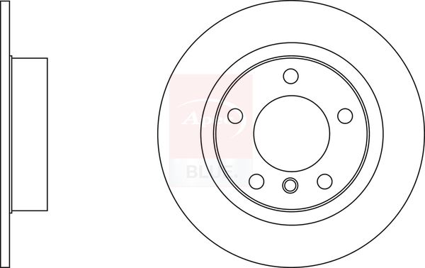 Apec Blue SDK6749 Brake Disc - 1