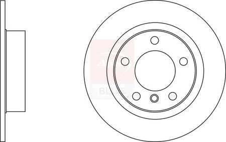 Apec Blue SDK6749 Brake Disc - 1