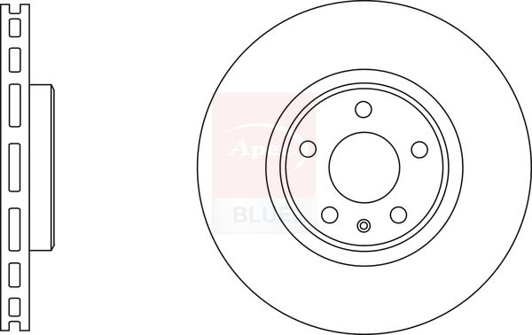 Apec Blue SDK6751 Brake Disc - 1