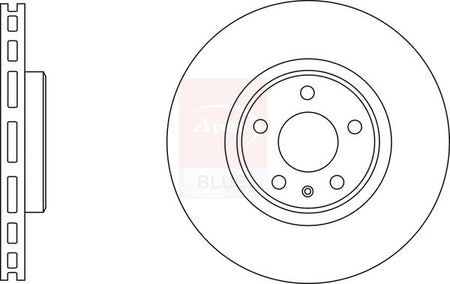 Apec Blue SDK6751 Brake Disc - 1