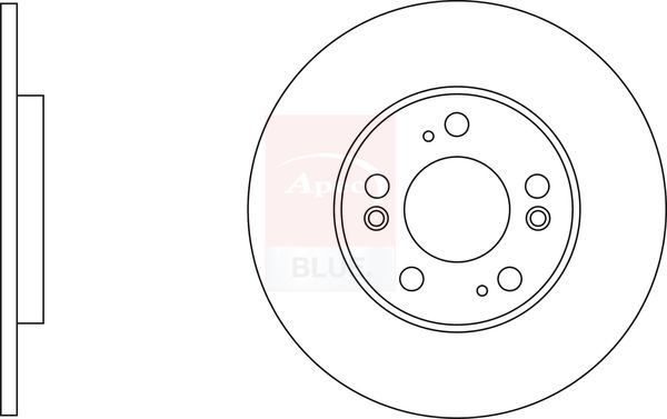 Apec Blue SDK6753 Brake Disc - 1