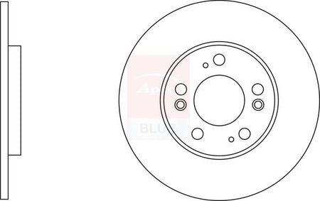 Apec Blue SDK6753 Brake Disc - 1