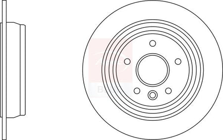 Apec Blue SDK6756 Brake Disc - 1