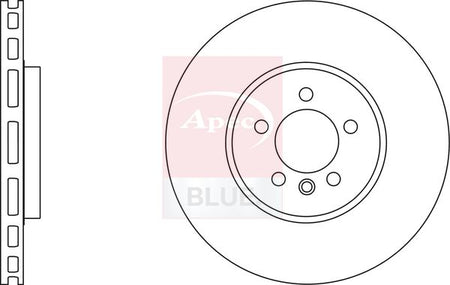 Apec Blue SDK6757 Brake Disc - 3
