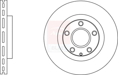 Apec Blue SDK6763 Brake Disc - 1