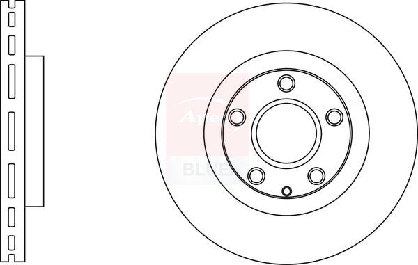Apec Blue SDK6763 Brake Disc - 1