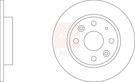 Apec Blue SDK6769 Brake Disc - 1