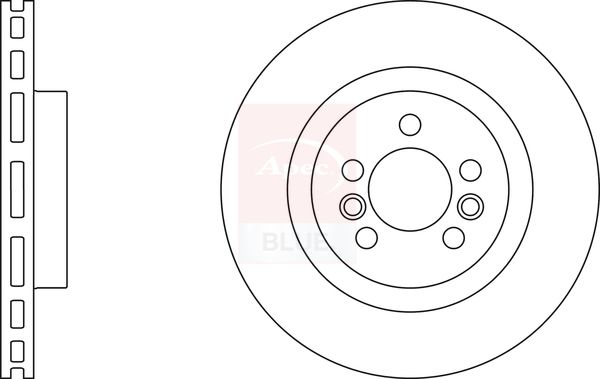 Apec Blue SDK6772 Brake Disc - 1