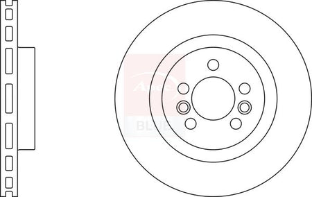 Apec Blue SDK6772 Brake Disc - 1