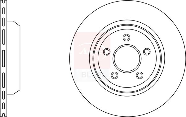 Apec Blue SDK6773 Brake Disc - 1