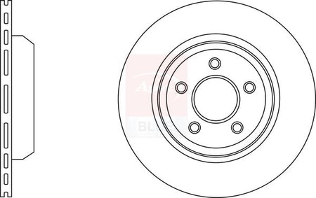 Apec Blue SDK6773 Brake Disc - 1