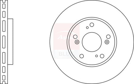 Apec Blue SDK6774 Brake Disc - 1
