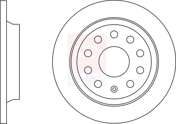 Apec Blue SDK6780 Brake Disc - 1
