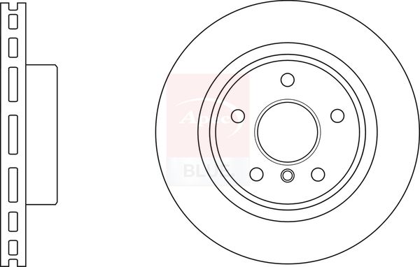 Apec Blue SDK6781 Brake Disc - 1