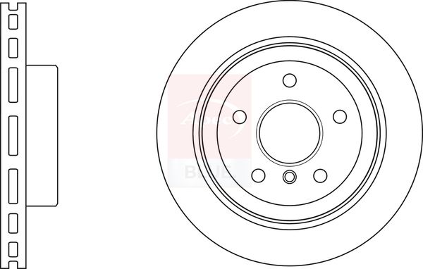 Apec Blue SDK6782 Brake Disc - 1