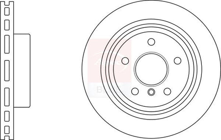 Apec Blue SDK6783 Brake Disc - 1