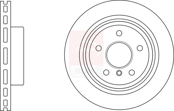 Apec Blue SDK6783 Brake Disc - 1