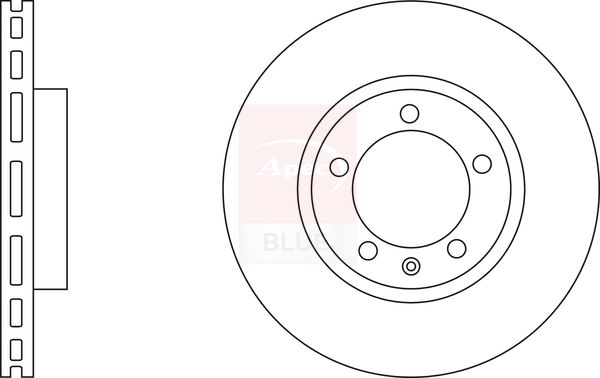 Apec Blue SDK6786 Brake Disc - 1