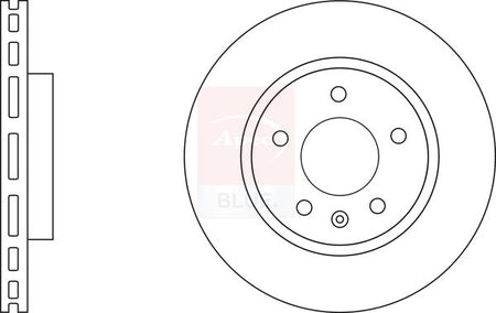 Apec Blue SDK6790 Brake Disc - 1