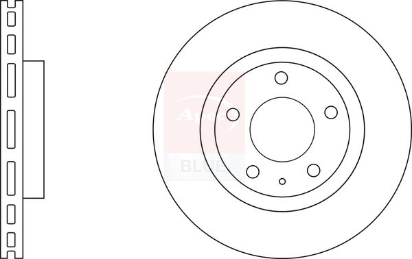 Apec Blue SDK6791 Brake Disc - 1