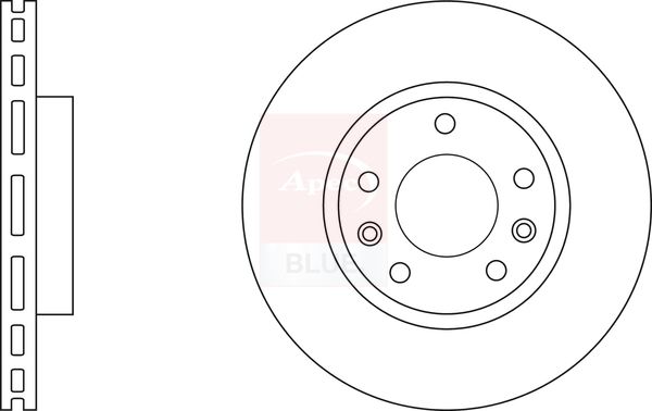 Apec Blue SDK6793 Brake Disc - 1
