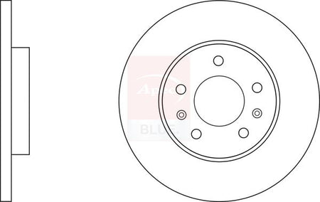 Apec Blue SDK6798 Brake Disc - 1