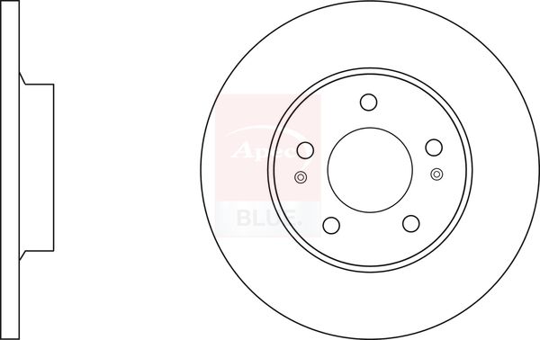 Apec Blue SDK6799 Brake Disc - 1